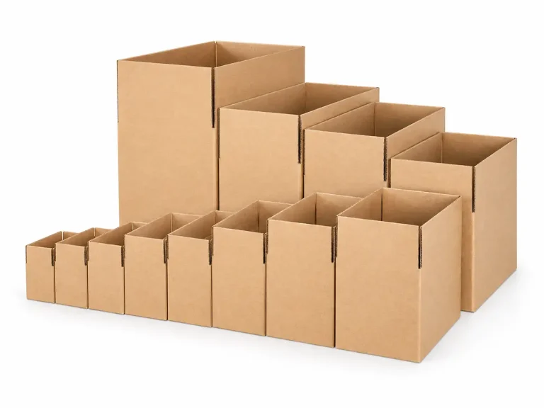 Corrugated cartons arranged with protective inner packaging