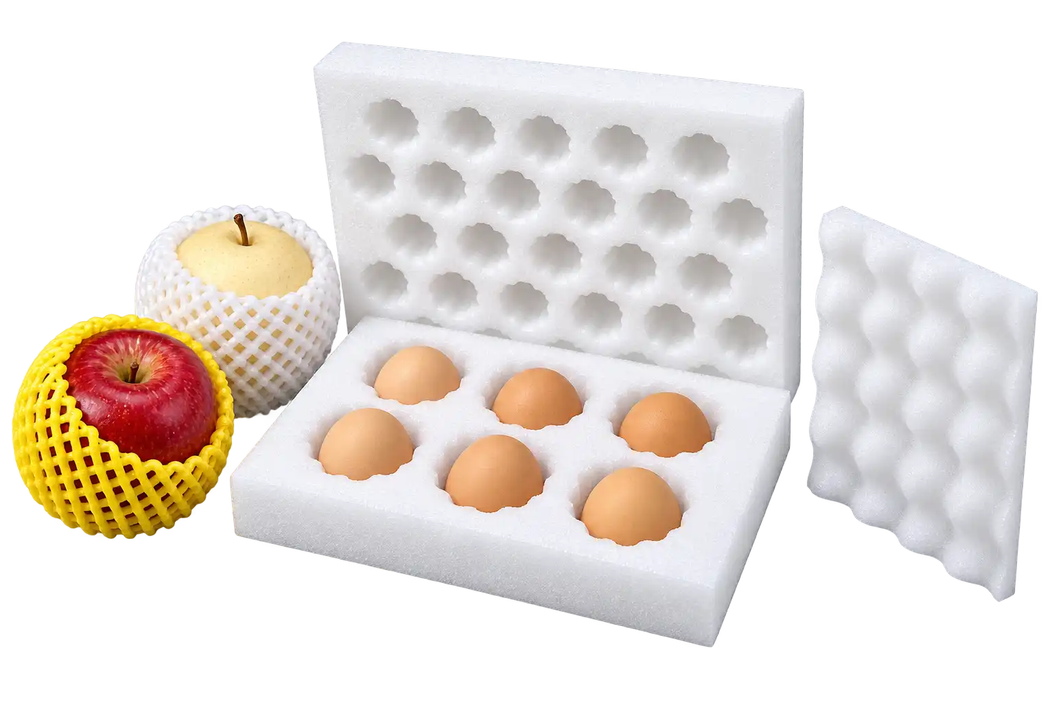 Packaging Fruit and Eggs: Choosing Foam Nets, Trays and Protective Inserts
